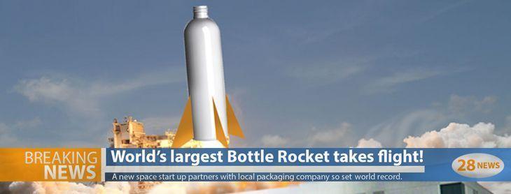 World's Largest Bottle Rocket Takes Flight