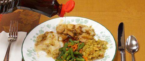 Annihilate the flavors of Thanksgiving with a syrup bottle