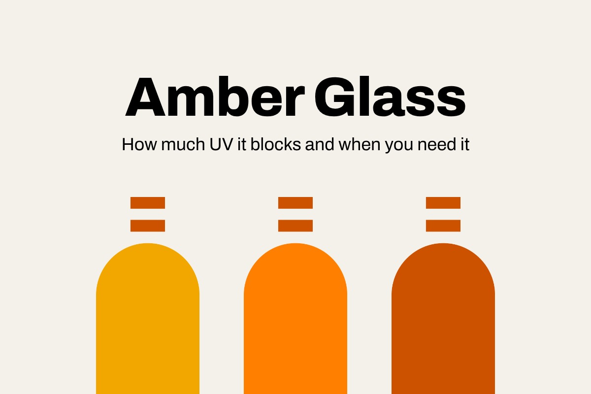 Amber Glass: How Much UV It Blocks and When You Need It