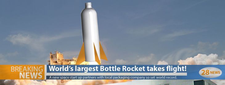 World’s Largest Bottle Rocket Takes Flight