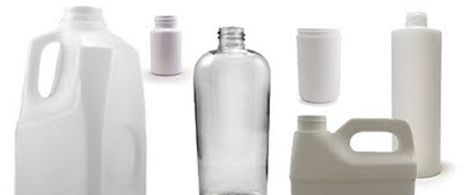 Six bottle styles shown side by side: canister, cylinder, dairy, f-style, packer, and oval