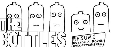The Bottles comic strip depicting a job interview scenario